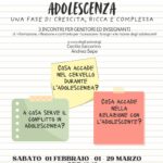 Adolescenza – Incontri per genitori e docenti