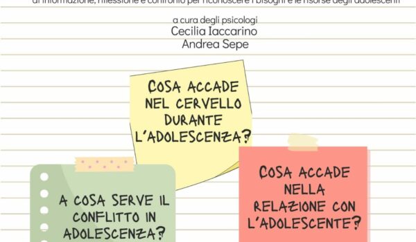 Giornate di formazione, riflessione e confronto sul tema dell'adolescenza presso la casa delle culture 1 febbraio 1 e 29 marzo ore 10-12